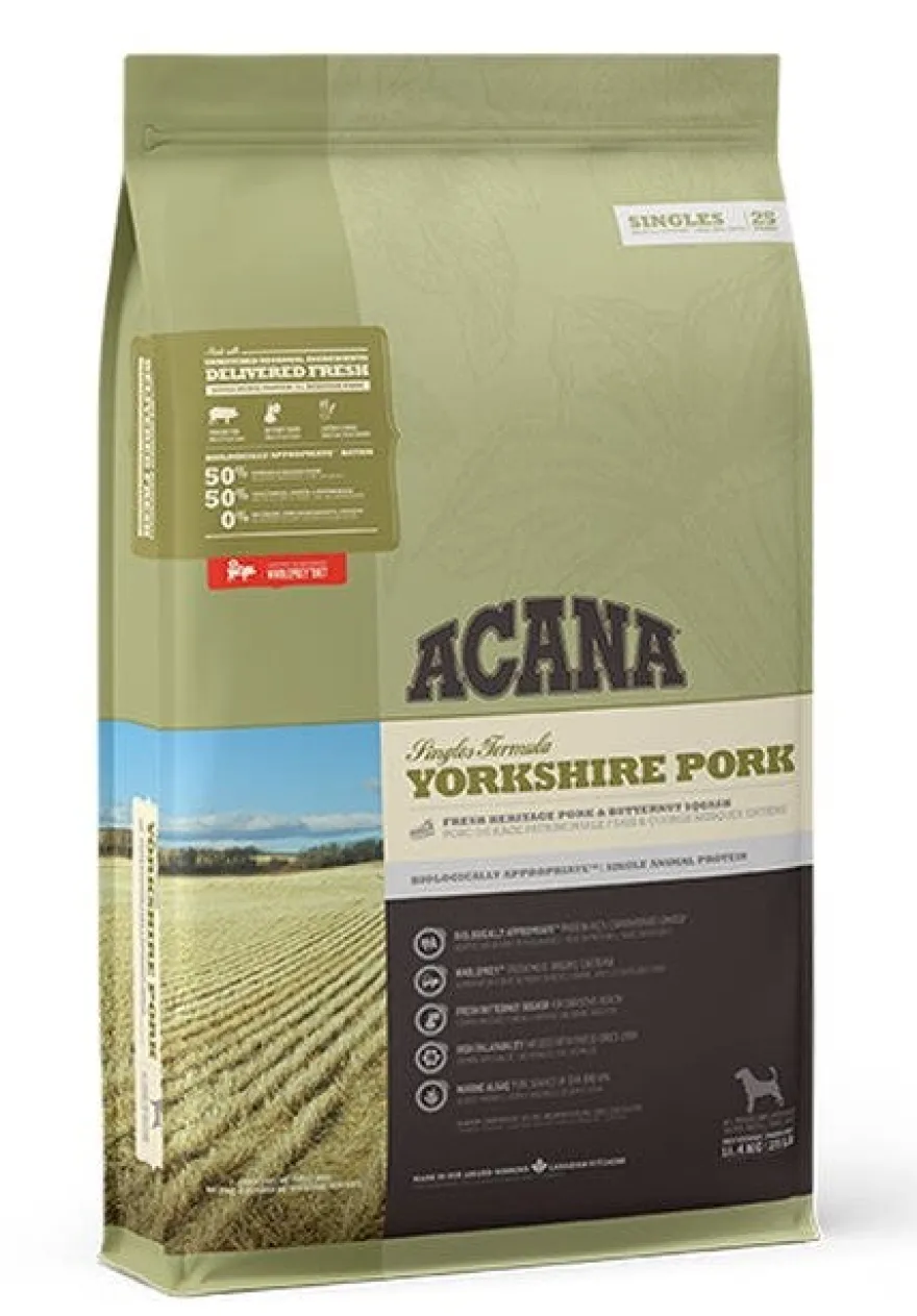 Acana Adult Yorkshire Pork Crocchette Maiale Per Cane Sacco 2kg