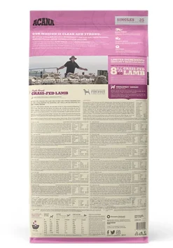 Acana Grass-Fed Lamb Recipe Crocchette Agnello Per Cane Sacco 2kg