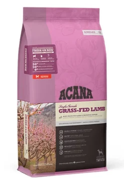 Acana Grass-Fed Lamb Recipe Crocchette Agnello Per Cane Sacco 2kg