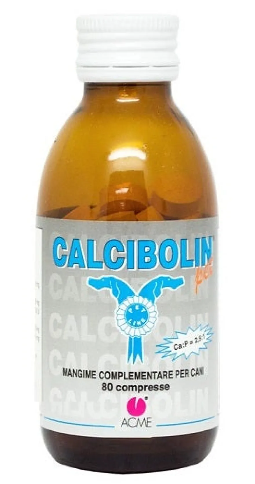 Acme Calciobolin Pet Mangime Complementari Cani 80 Compresse
