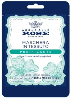 Acqua Alle Rose Maschera Viso in tessuto Purificante 1pz