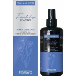 Acqua Distillata Arricchita Fiordaliso Idratante Pelli Disidratante 200ml
