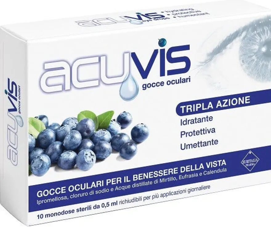 Acuvis Gocce Oculari 10 Flaconcini