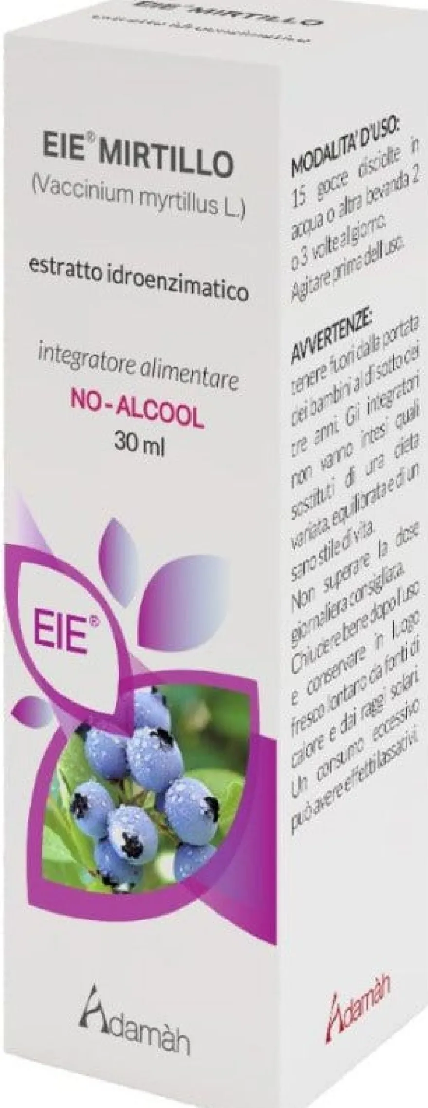 Adamah Eie Mirtillo Nero 30ml
