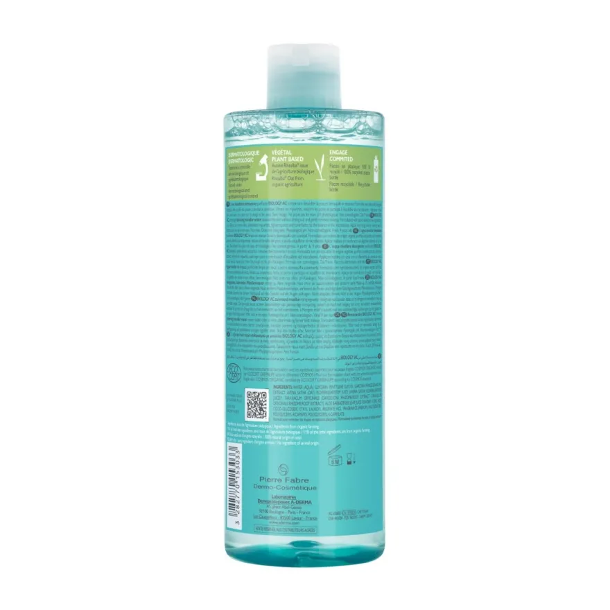 A-Derma Biology Ac Acqua Micellare Detergente Purificante Anti-imperfezioni 400ml