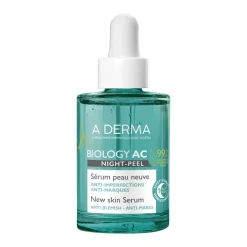 A-Derma Biology Ac Night-Peel Siero Anti-imperfezioni Anti-Segni Residui 30ml