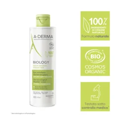 A-Derma Biology Acqua Micellare Dermatologica Idra-Detergente 400ml