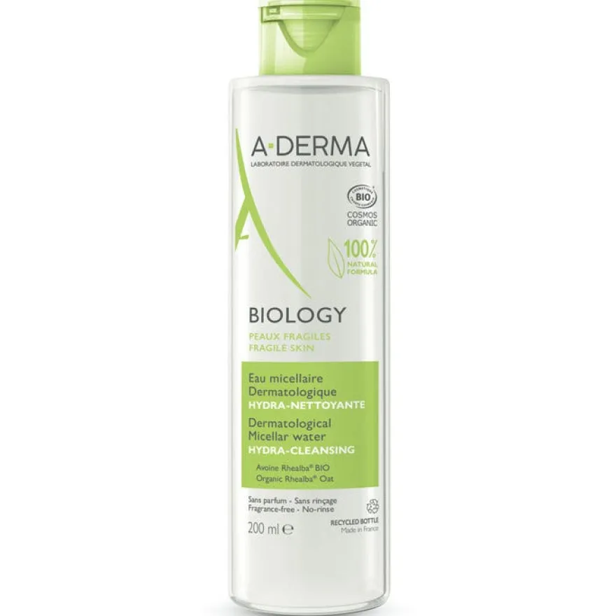 A-Derma Biology Acqua Micellare Dermatologica Idra-Detergente 200ml