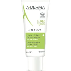A-Derma Biology Crema Leggera Dermatologica Idratante 40ml