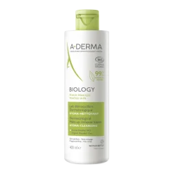 A-Derma Biology Latte Struccante Dermatologico Idra-Detergente 400ml