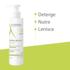 Aderma Dermalibour+Cica Gel Detergente Purificante Pelli Irritabili 200ml
