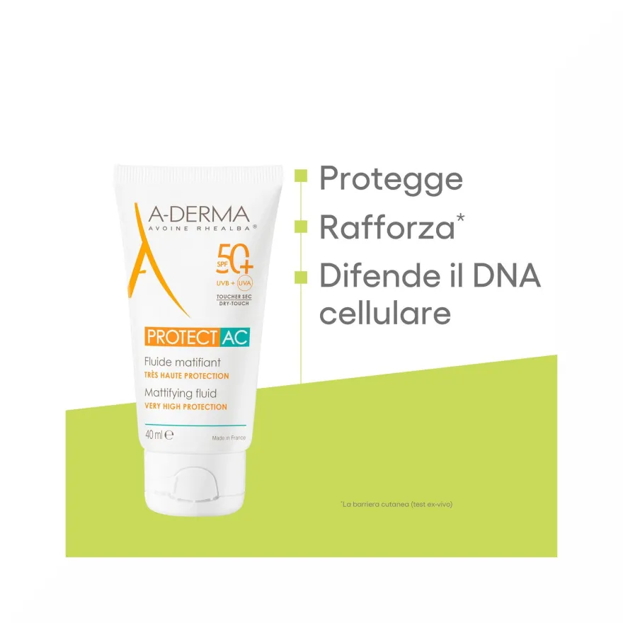 A-Derma Protect AC Fluido Opacizzante 40ml SPF50+
