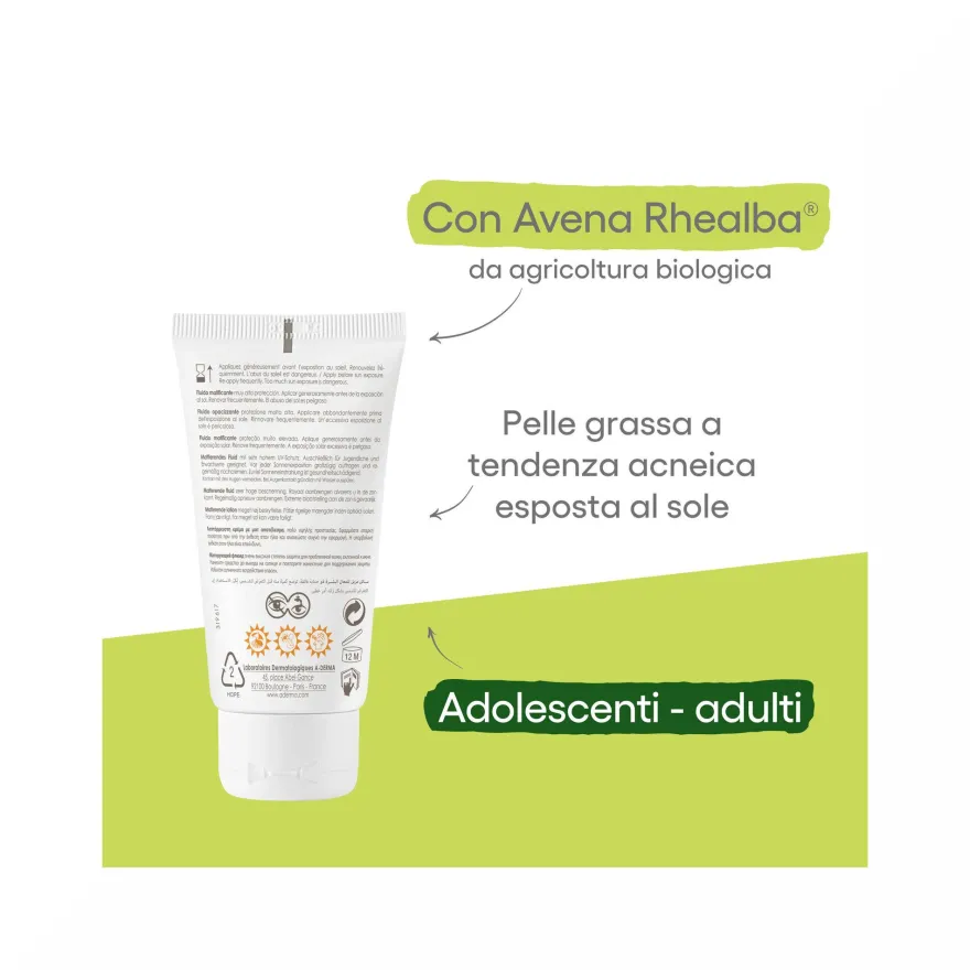 A-Derma Protect AC Fluido Opacizzante 40ml SPF50+
