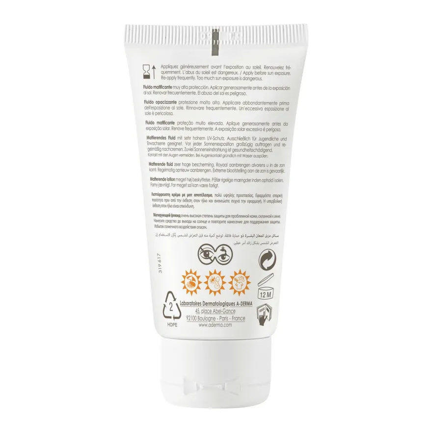 A-Derma Protect AC Fluido Opacizzante 40ml SPF50+