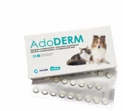 Adoderm Mangime Complementare Per Cani E Gatti 25 Compresse