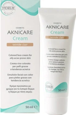 Aknicare Crema Colorata Viso Pelle Grassa 50ml Chiara