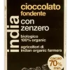 Alce Nero Cioccolato Extra Fondente 70% Con Zenzero Biologico 50g