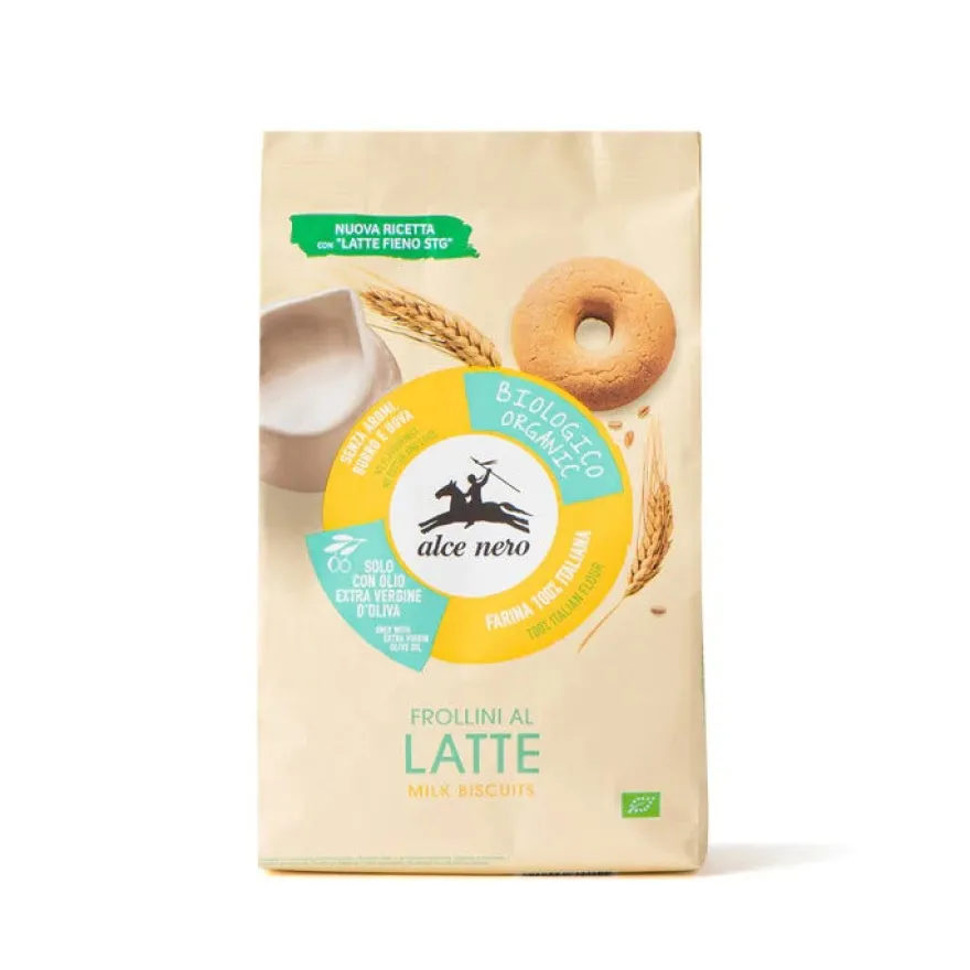 Alce Nero Frollini Al Latte Bio 350g