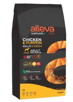 Alleva Natural Dog Adult Chicken & Pumpkin Mini/medium 5 kg