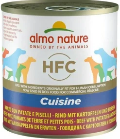 Almo Nature Cuisine Cibo Umido Manzo Con Patate E Piselli Per Cani Adulti Scatoletta 290g