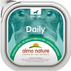 Almo Nature Daily Agnello e Patate Alimento Umido Per Cani Adulti Vaschetta 300g