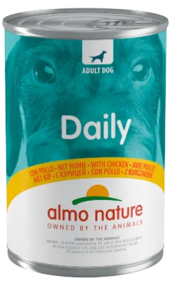 Almo Nature Daily Menù Cibo Umido Pollo Per Cani Adulti Lattina 400g