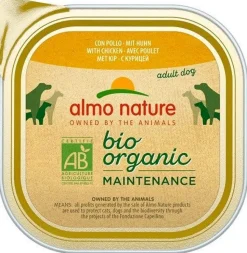 Almo Nature Daily Menu Bio Cibo Umido Pollo Cani Adulti Vaschetta 300g