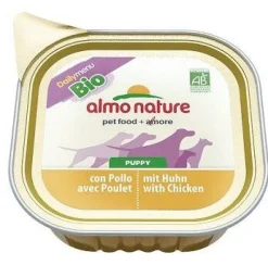 Almo Nature Daily Menu Bio Cibo Umido Pollo E Latte Cuccioli Vaschetta 300g
