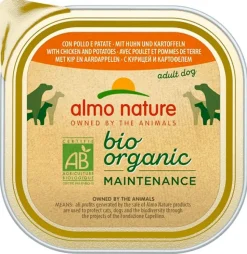 Almo Nature Daily Menu Bio Cibo Umido Pollo E Patate Cani Adulti Vaschetta 300g