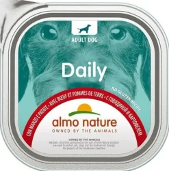 Almo Nature Daily Menu Cibo Umido Manzo E Patate Cani Adulti Vaschetta 300g