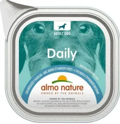 Almo Nature Daily Menu Cibo Umido Merluzzo E Fagiolini Cani Adulti Vaschetta 100g