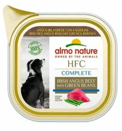 Almo Nature HCF Complete Angus Irlandese Con Fagiolini Per Cani Adulti Vaschetta 85g