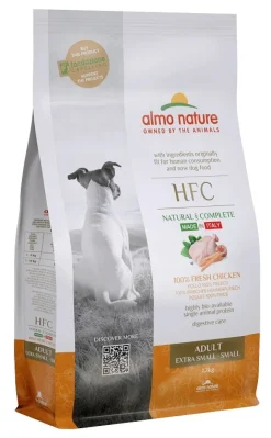 Almo Nature HFC Adult Crocchette Pollo Cani Adulti Taglia Mini E Piccola Sacco 1,2kg