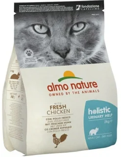 Almo Nature Holistic Functional Urinary Help Pollo Cibo Secco Per Gatti Adulti Sacco 2kg