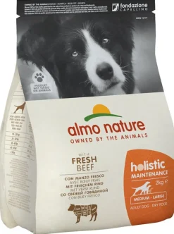 Almo Nature Holistic Maintenance Manzo Fresco E Riso Cibo Secco Per Gatti Adulti Taglia Media Sacco 2kg