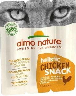 Almo Nature Holistic Snack Al Pollo Per Gatti Adulti 3 Sticks Da 5g