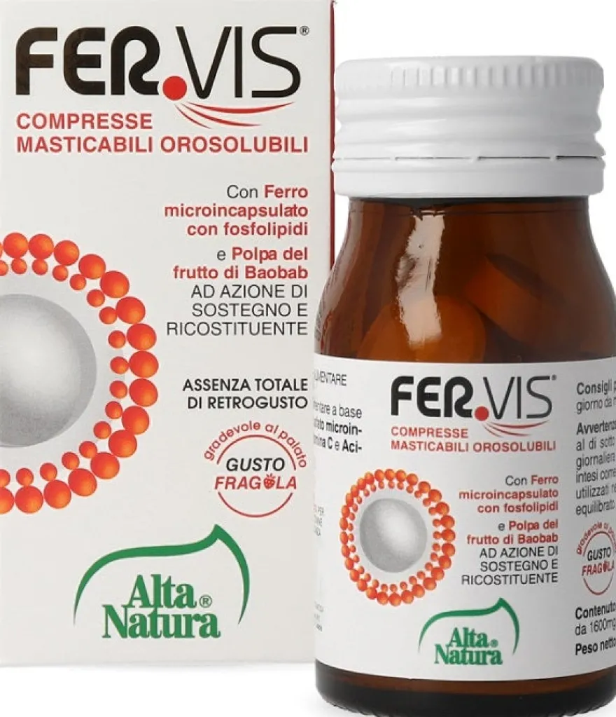 Alta Natura Fervis Masticabili Orosolubili 20 Compresse