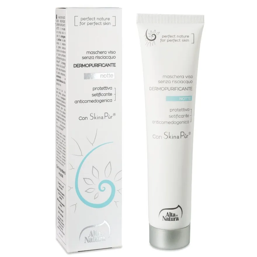 Alta Natura Maschera Viso Dermopurificante Notte 75ml
