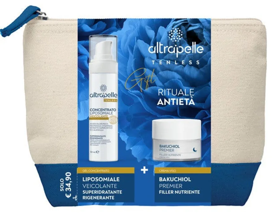 Altrapelle Pochette Tenless Antieta' Liposomiale 50ml + Bakuchiol 50ml