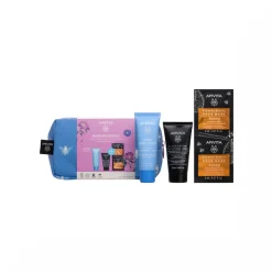 Apivita Aqua Beelicious Texture Leggera+ Gel Detergente Viso+ Maschera+ Pochette