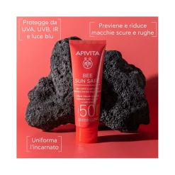 Apivita Bee Sun Safe Crema Viso Colorata SPF50 Anti-Macchia&Anti-Age 50ml