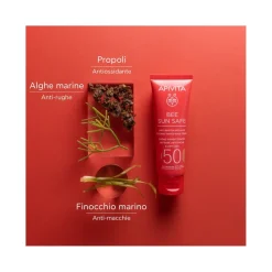 Apivita Bee Sun Safe Crema Viso Colorata SPF50 Anti-Macchia&Anti-Age 50ml
