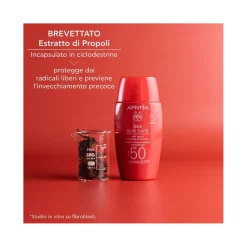 Apivita Bee Sun Safe Dry Touch Fluido Viso Invisibile SPF50 50ml