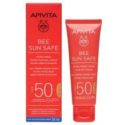 Apivita Bee Sun Safe Hydra Fresh Crema Gel Viso Colorata SPF50 50ml