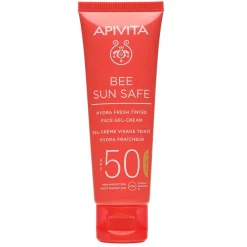 Apivita Bee Sun Safe Hydra Fresh Crema Gel Viso Colorata SPF50 50ml