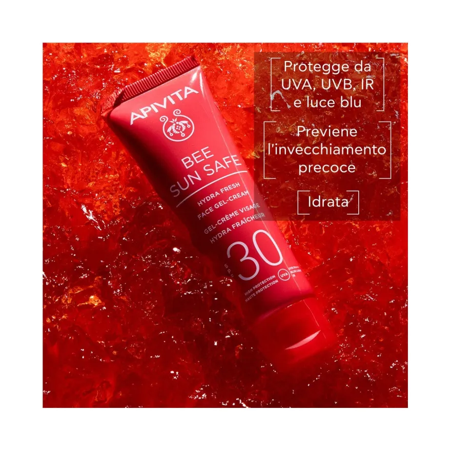 Apivita Bee Sun Safe Hydra Fresh Crema Gel Viso SPF30 50ml