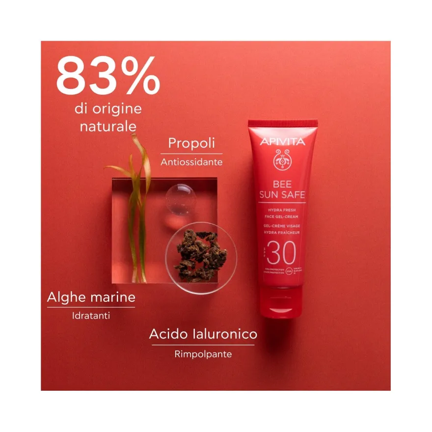Apivita Bee Sun Safe Hydra Fresh Crema Gel Viso SPF30 50ml