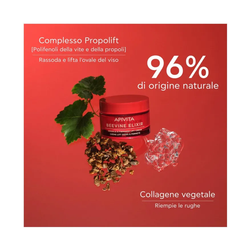 Apivita Beevine Elixir Crema Anti-Rughe Rassodante Liftante Texture Ricca 50ml