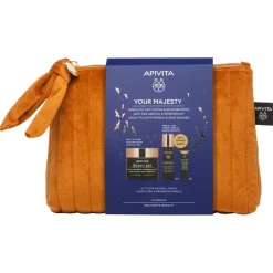 Apivita Cofanetto Queen Bee Crema Anti-età Assoluta Texture Ricca+Siero Anti-età Assoluto 10ml+Contorno Occhi 2ml