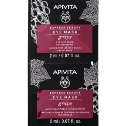 Apivita Express Beauty Maschera Occhi Anti-Fatica Uva 2x2ml